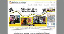Desktop Screenshot of boiteamalices.fr